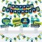 Big Dot of Happiness Boy 13th Birthday - Banner and Photo Booth Decorations - Official Teenager Birthday Party Supplies Kit - Doterrific Bundle